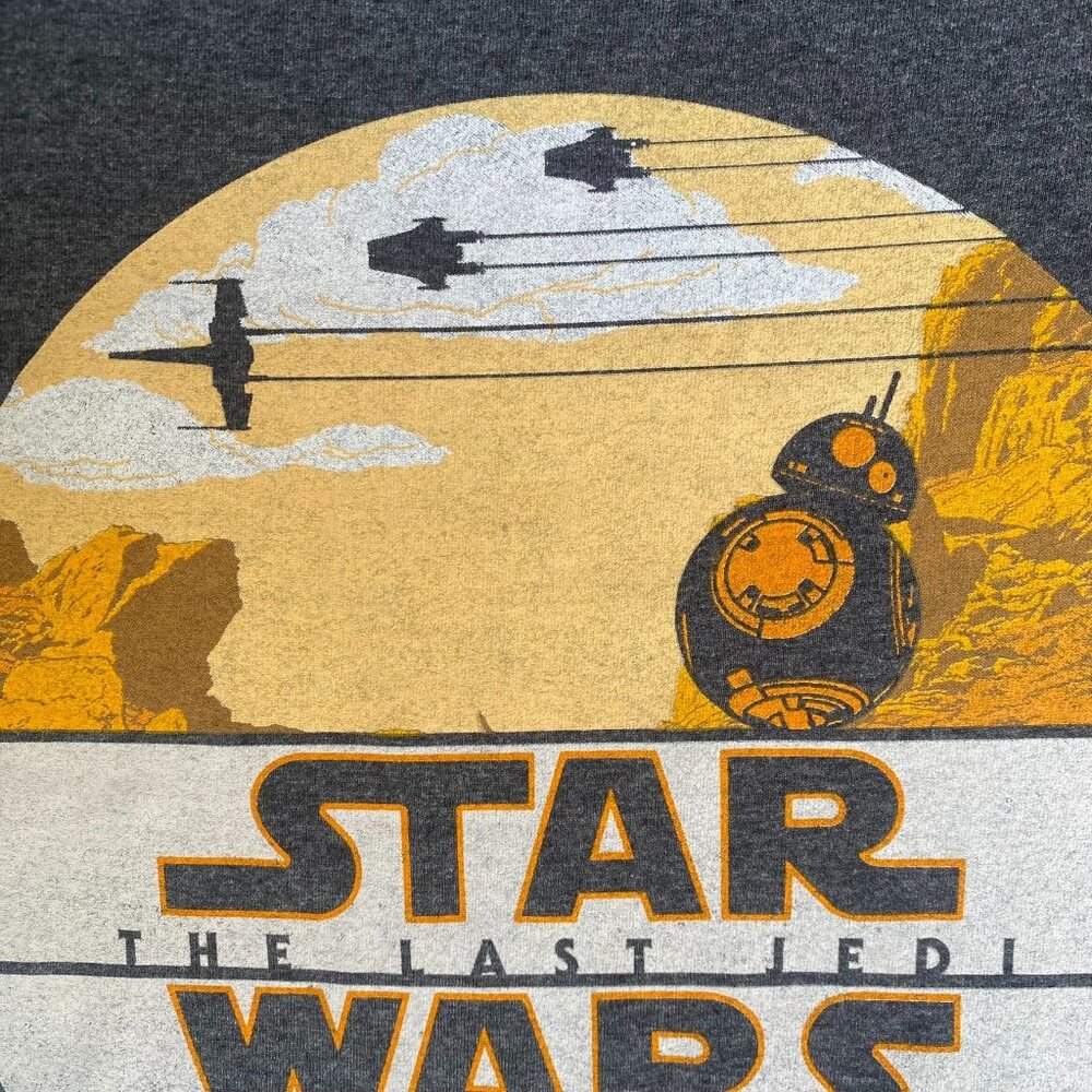 Star Wars The Last Jedi Shirt Sci-Fi Movie Film Promo Tee - Picture 4 of 6